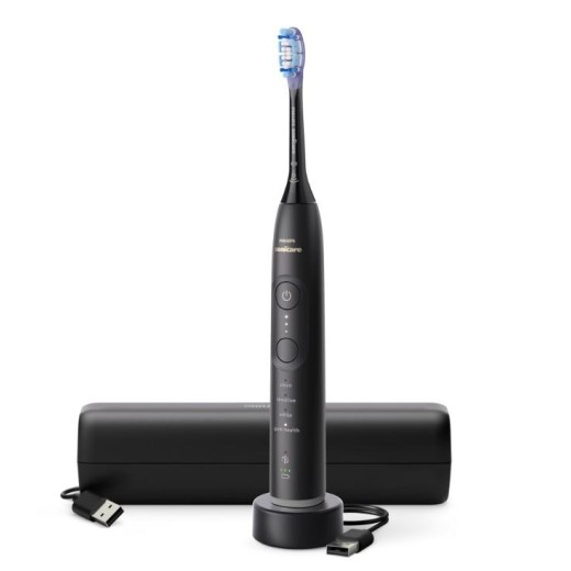 Щітка зубна електр. Philips, Sonicare 7100 Series, 62т. колив/хв, насадок-1, футляр, чорний