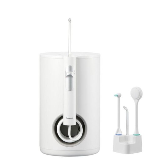 Іригатор Panasonic стаціонарний, чаша 600 мл, від мережі , 4 насадки, білий