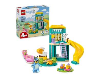 Конструктор LEGO Bluey Веселощі з Блуї та Хлоєю на ігровому майданчику