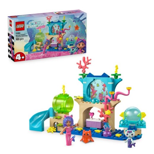 Конструктор LEGO Gabby's Dollhouse Акваріумні пригоди русалоньки Ґаббі
