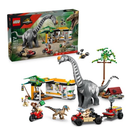 Конструктор LEGO Jurassic World Місія з відстеження раптора і титанозавра