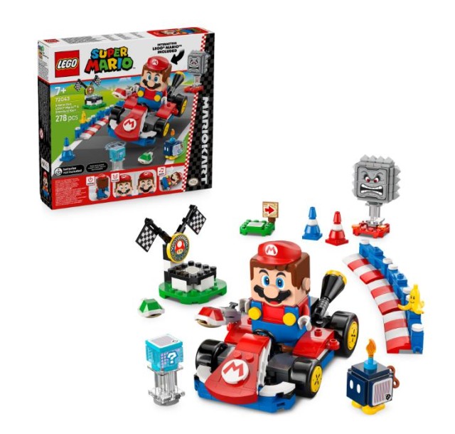 Конструктор LEGO Super Mario Mario Kart – Interactive LEGO® Mario та Standard Kart