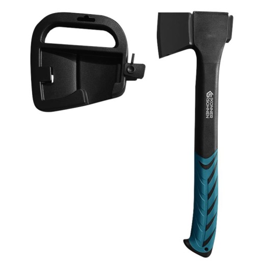 Сокира універсальна Konner&Sohnen KS CA950 руків'я склопластик прогумоване покриття PTFE 44,5см 950гр