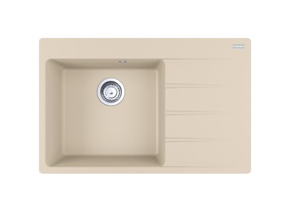 Мийка кухонна Franke Centro, фраграніт, прямокутник, з крилом справа, 780х500х200мм, чаша - 1, врізна, CNG 611-78 TL, бежевий