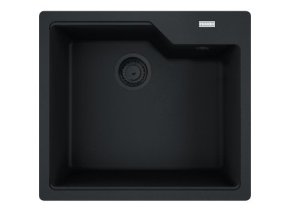 Мийка кухонна Franke Urban, фраграніт, прямокутник, без крила, 503х425х230мм, чаша - 1, врізна, UBG 610-56, чорний матовий