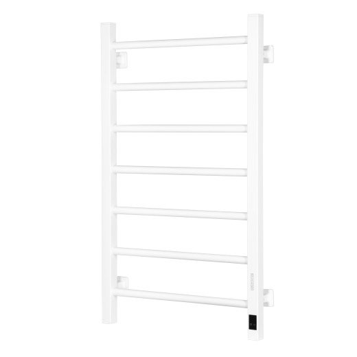 Рушникосушка Ardesto електрична  SMART, 480x800мм, таймер-регулятор, сталь, ліве підключення, білий