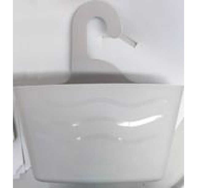 Кошик підвісний Ardesto Vigor 24x7x25.5см, поліпропілен, сірий