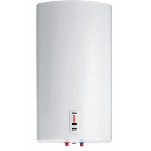 Водонагрівач електр. TIKI плаский FTG, 30л, 2кВт, ун. монтаж, електр. кер-ння, B, білий, 700151