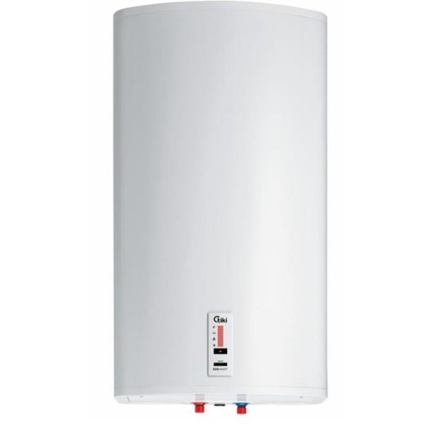 Водонагрівач електр. TIKI плаский FTG, 30л, 2кВт, ун. монтаж, електр. кер-ння, B, білий, 700151