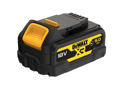 Акумулятор DeWalt 18В XR Li-lon GFN блок - Glass Filled Nylon 5А·год 0.72кг