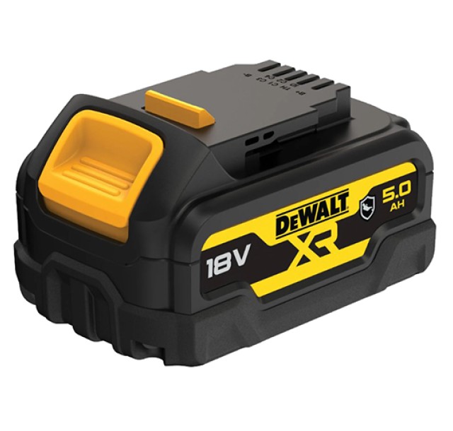 Акумулятор DeWalt 18В XR Li-lon GFN блок - Glass Filled Nylon 5А·год 0.72кг