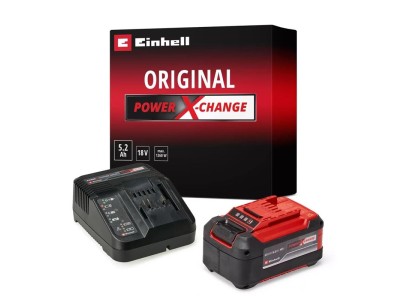 Набір акумулятора та зарядного пристрою Einhell Starter Kit PXC 18В 1х5.2А·год 0.89кг