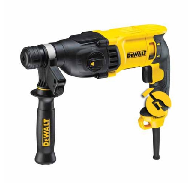 Перфоратор DeWalt SDS-Plus 800Вт 2.6Дж 0-5500уд/хв 0-1500об/хв 3 режими кейс 2.6кг