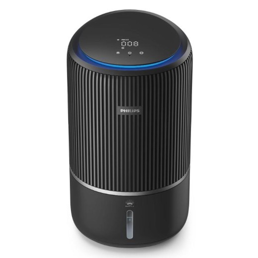 Очисник повітря Philips 2 в 1 PureProtect Water Series 3400, 78м2, 300м3/год, Nano, НЕРА,попередн.,угольний фільтр, Wi-Fi, датчик якості, температ,вологості, те