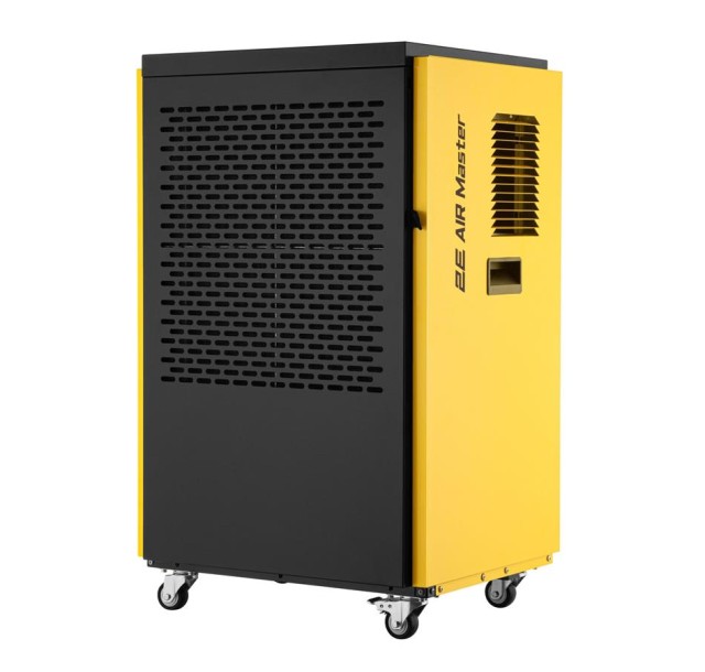 Осушувач повітря промисловий 2E Air Master 150Pro 150л/добу 400м кв 950м куб/год 1500Вт LCD дисплей ел.керування таймер IP22