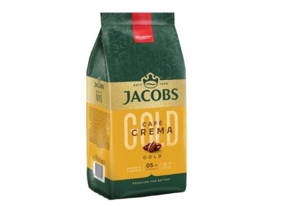 Кава Jacobs  зерна, 1000г, Crema Gold, купаж арабіка/робуста