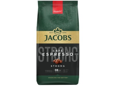 Кава Jacobs  зерна, 1000г, Espresso, купаж арабіка/робуста