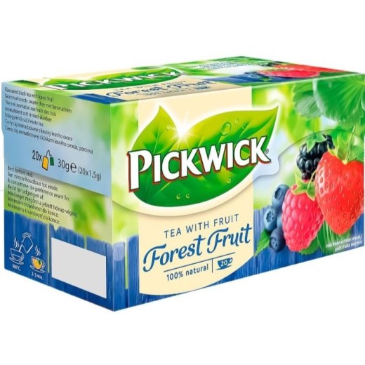 Чай чорний аромат. зі шматоч лісових ягід Pickwick G 30г(20x1.5г) x12 НП
