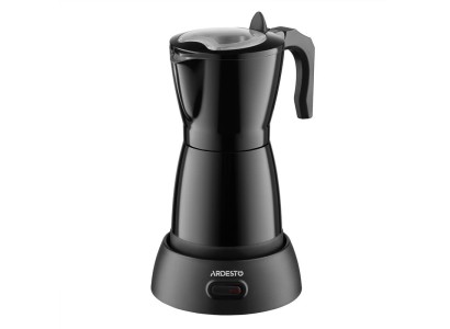 Кавоварка Ardesto електрична гейзерна 0.3л, мелена, чорний
