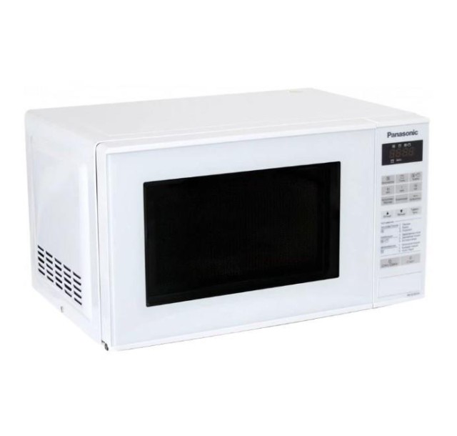 Мікрохвильова піч Panasonic, 20л, 800Вт, гриль, дисплей, білий