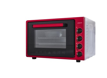 Піч електрична ARDESTO, 70л, 2000Вт, механіч., подвійне скло, рожен, малиновий