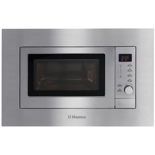 Вбудовувана мікрохвильова піч Hansa, 20л, функц. мікрохв., гриль, диспл., нержавіюча сталь