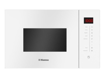 Вбудовувана мікрохвильова піч Hansa, 25л, функц. мікрохв., гриль, диспл., білий