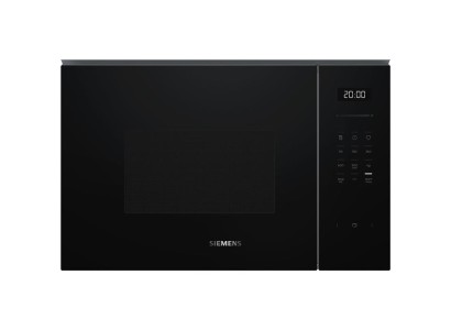 Мікрохвильова піч Siemens вбудована, 25л, електр. керув., 900Вт, гриль, дисплей, чорний