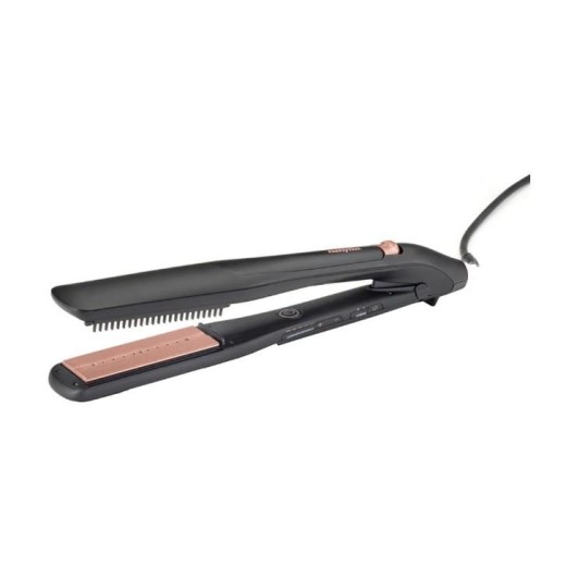 Випрямляч Babyliss Steam Lux Styler, 56Вт, темп.режимов-5, 170-210 °C, термо килимок, кераміка, чорний