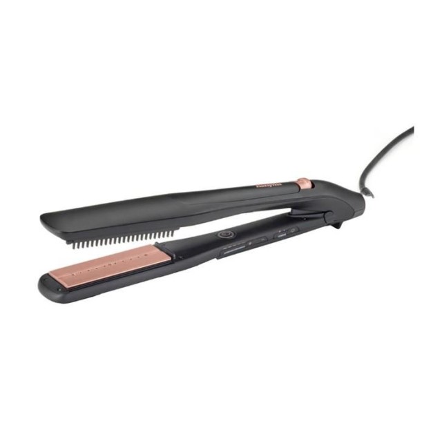 Випрямляч Babyliss Steam Lux Styler, 56Вт, темп.режимов-5, 170-210 °C, термо килимок, кераміка, чорний