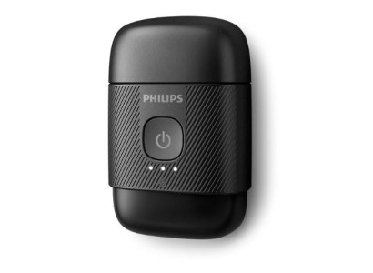Бритва електр. Philips роторна Shaver 500 Series,  бритв.головок-2, Li-Ion, сух.+волог., дорожн.футляр, чорний