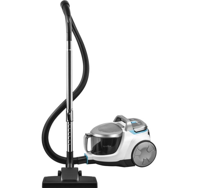 Пилосос Ardesto контейнерний, 700Вт, конт пил -2.5л, НЕРА, біло-сріблястий