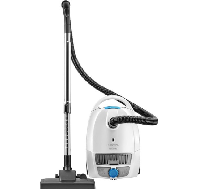 Пилосос Ardesto мішковий, 800Вт, мішок- 3.5л, HEPA, білий