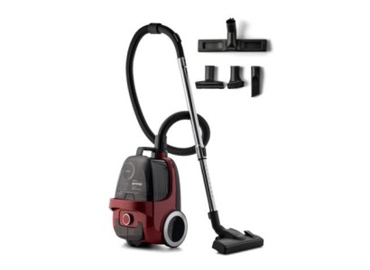 Пилосос Gorenje контейнерний, 800Вт, конт пил -3.3л, HEPA, телескоп трубка, червоний