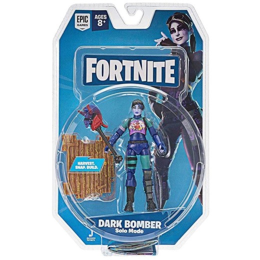 Колекційна фігурка Fortnite Solo Mode Dark Bomber, 10см