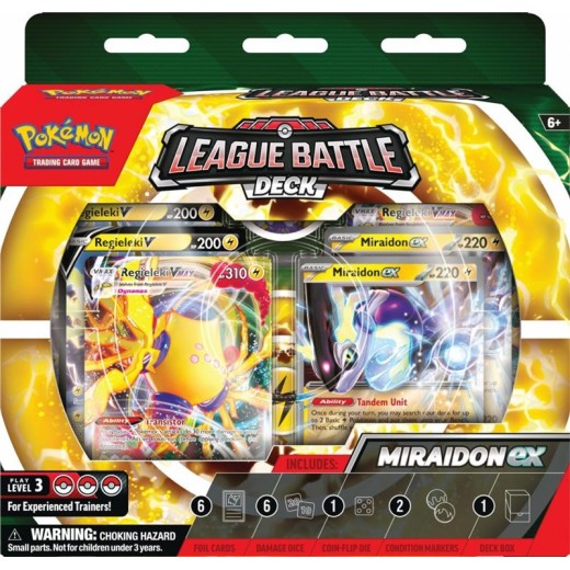 Колекційна карткова гра Pokemon: Miraidon ex League Battle Deck