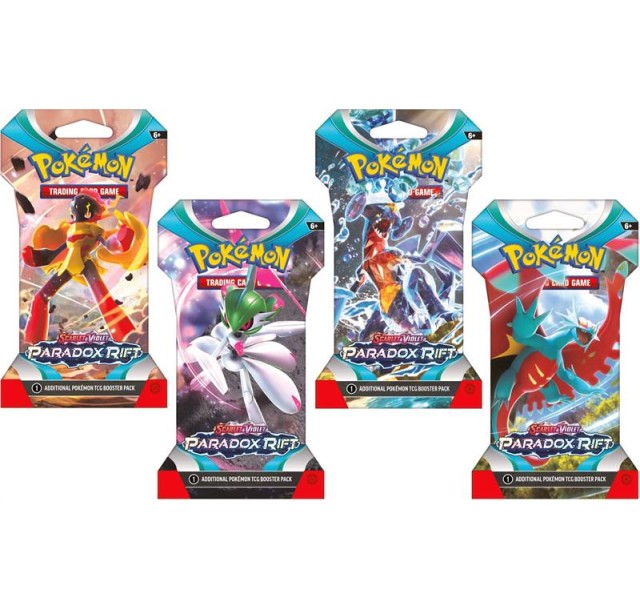 Колекційна карткова гра Pokemon: Paradox Rift (Cardboard Cover), бустер пак (1шт)