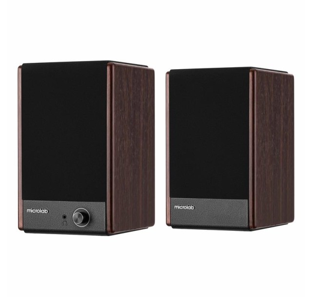 Акустична система MICROLAB SOLO 4 2.0, 60w, mini-jack/, коричневий
