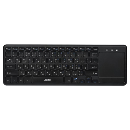 Клавіатура ножнична 2E KT100 78key, WL, EN/UK, чорний