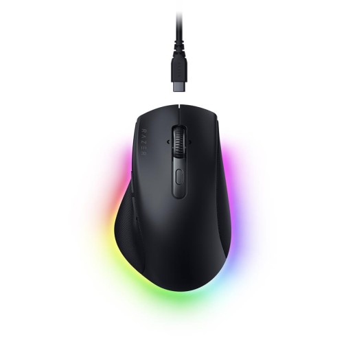 Миша Razer Pro Click V2, RGB, USB-A/WL/BT, чорний