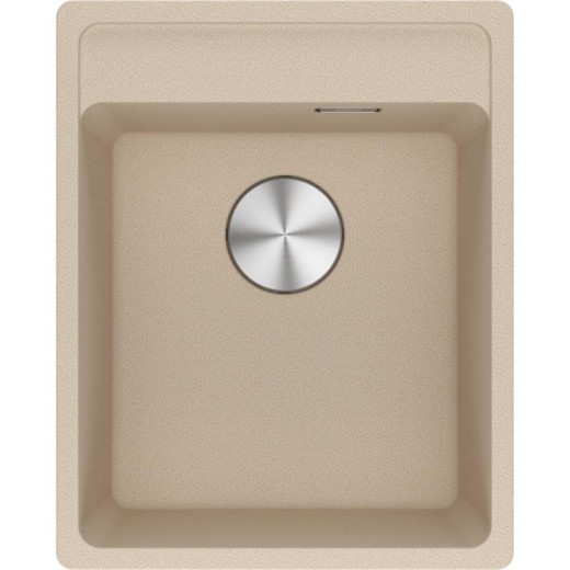 Мийка кухонна Franke Maris, фраграніт, прямокутник, без крила, 410х510х200мм, чаша - 1, врізна, MRG 610-72 TL, бежевий