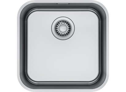 Мийка кухонна Franke Smart, нерж.сталь, квадрат, без крила, 399х399мм, чаша - 1, монтаж під стільницю, SRX 110-40, нерж поліров.