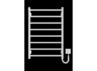 Рушникосушка Ardesto електрична  Classik-TR K, 770x530х80мм, таймер-регулятор, сталь, з гачками, білий матовий
