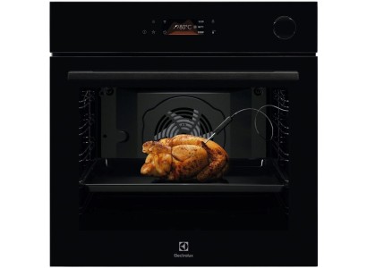Духова шафа Electrolux електрична, 72л, A+, пара, дисплей, конвекція, ф-ція пароварки, телескопічні напрямні, чорний