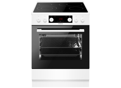 Плита Hansa електрична, 60х60см, 65л, дисплей, білий