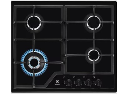 Варильна поверхня Electrolux газова, 60см, чавун, чорний