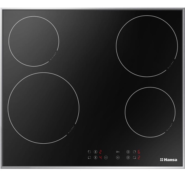 Варильна поверхня Hansa електрична, 60см, чорний