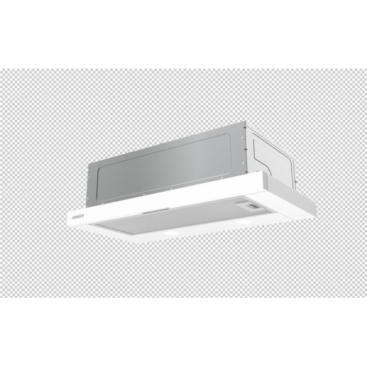 Витяжка Ardesto телескопічна, 60см, 700м3ч, метал, 2х1Вт LED, кнопкове, білий