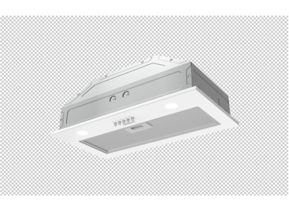 Витяжка Ardesto вбудована, 52см, 700м3ч, скло, 2х1Вт LED, кнопкове, білий