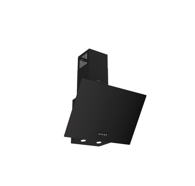 Витяжка Ardesto похила, 60см, 900м3ч, скло, 2х1Вт LED, кнопкове, чорний